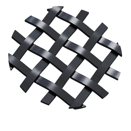 Designs Of Distinction .375" Single Flat Diamond Decorative Grille - Wrought Iron, 18"W x 48"L Sheet 011848286SWR1